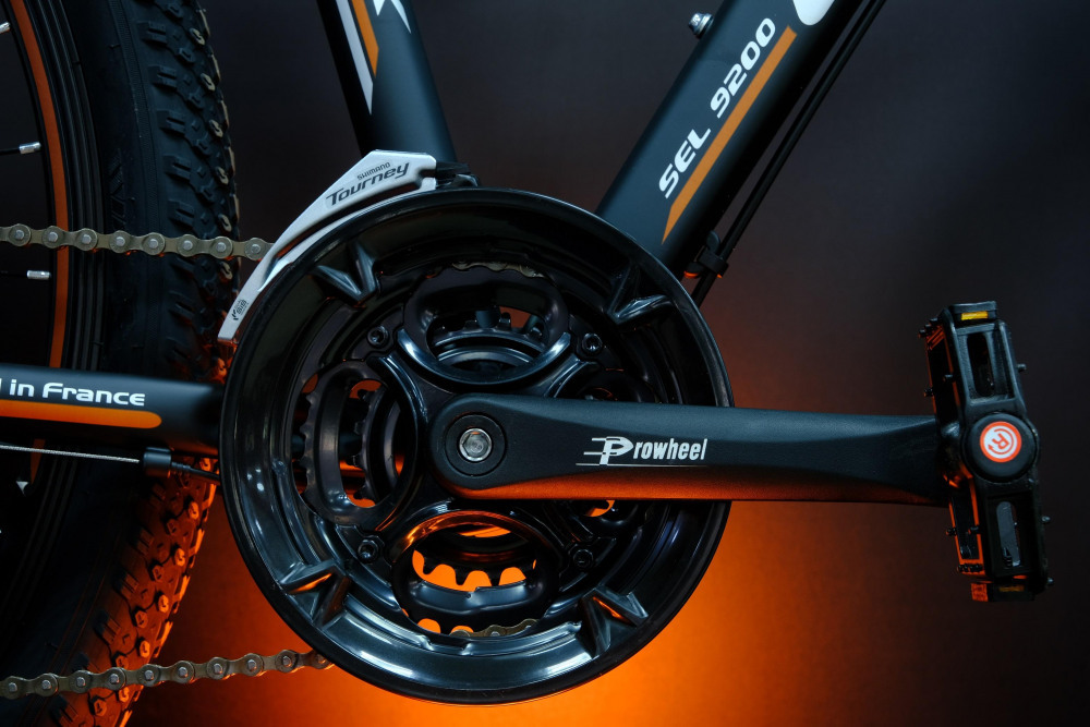 Lorak Sel 9200 Матовый Чёрный/Коричневый 17р (на раму 155-173)