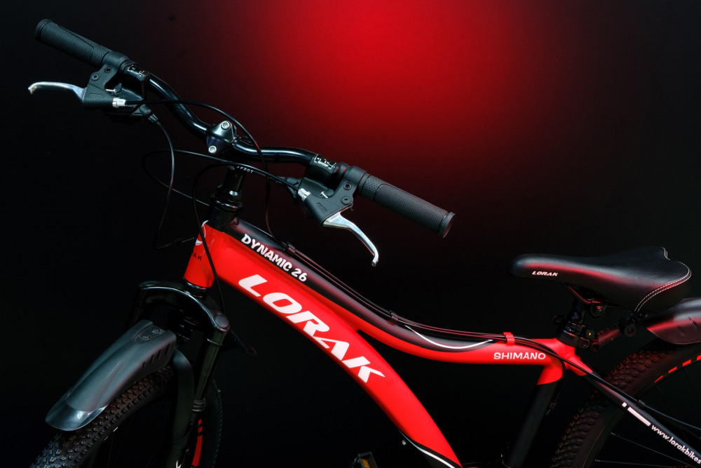 Lorak Dynamic 26 Матовый Чёрный/Красный